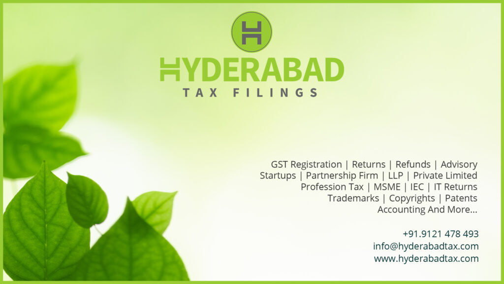 ITR Filing by Hyderabad Tax Filings